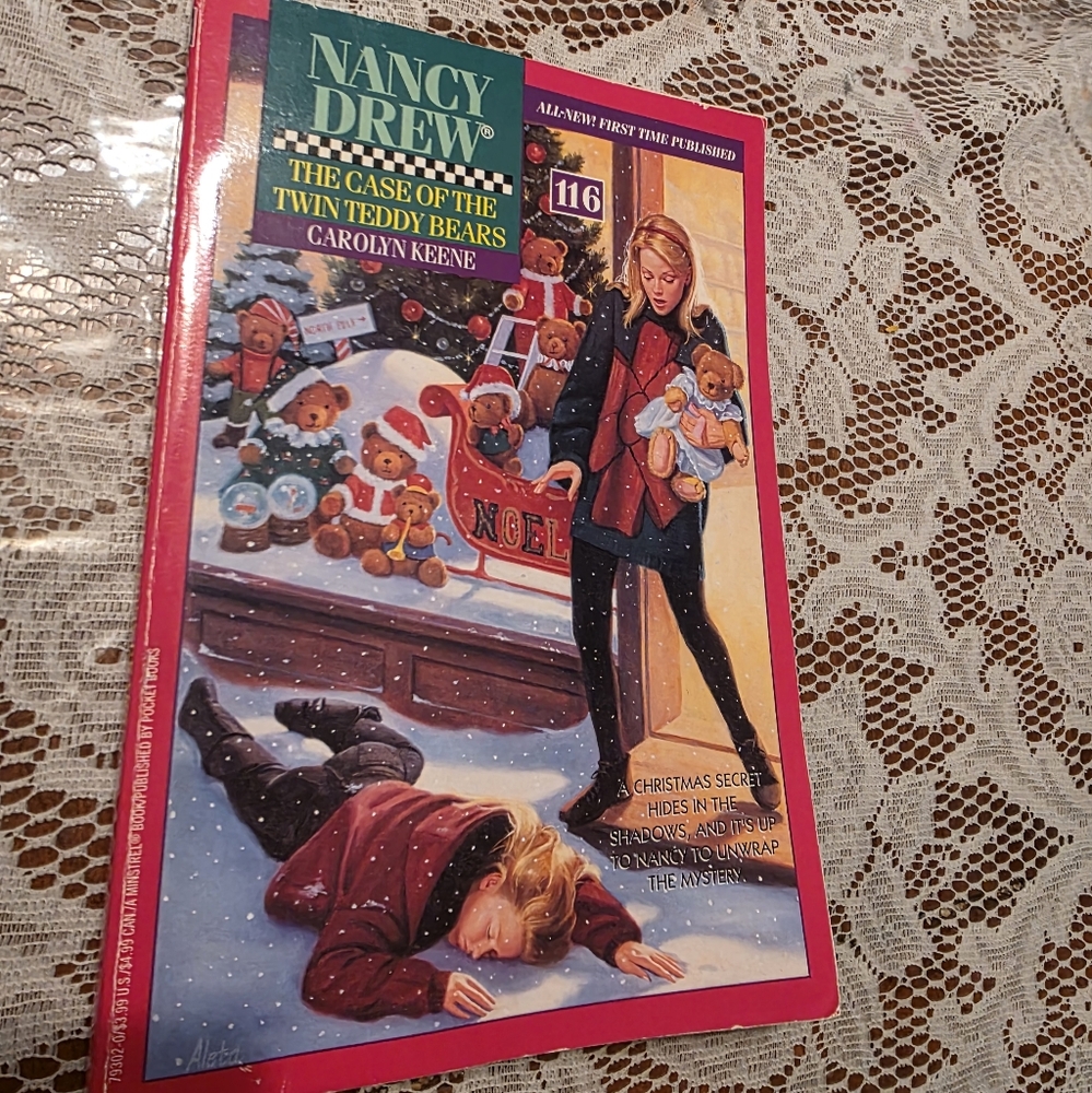 Nancy Drew The case Of The Twin Teddy Bears #116 by Carolyn Keene Softcover